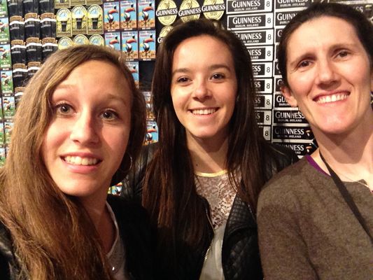 Guiness shop selfie