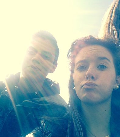 Selfie Céline Nicolas Galway Juin 2014